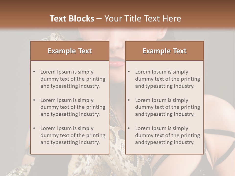 Holding Human Terrible PowerPoint Template