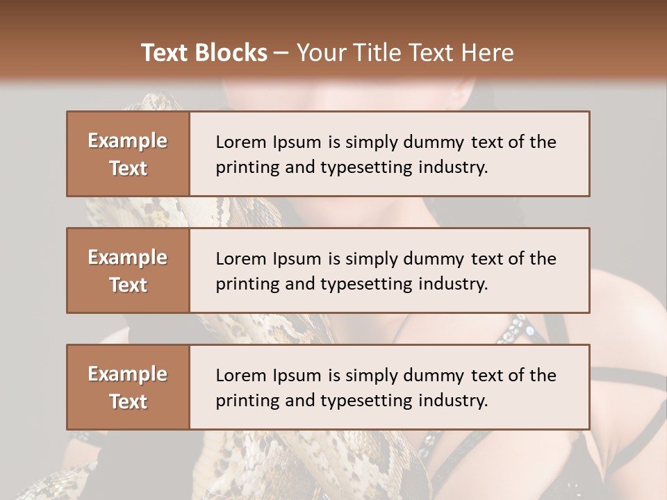 Holding Human Terrible PowerPoint Template