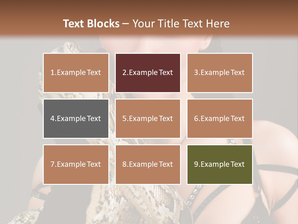 Holding Human Terrible PowerPoint Template