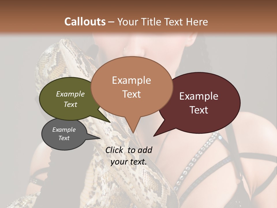 Holding Human Terrible PowerPoint Template