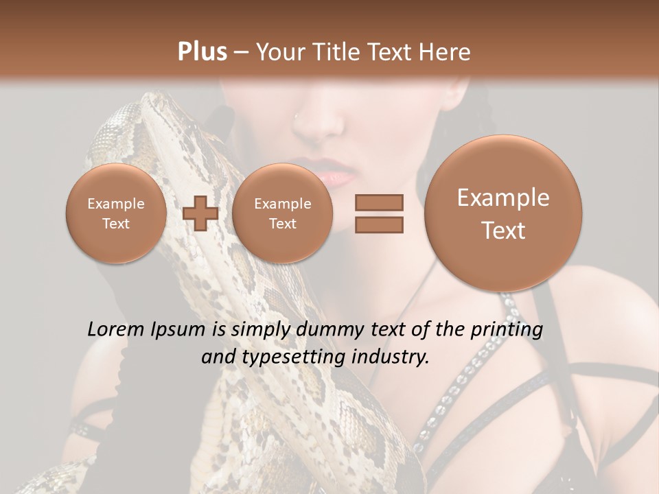 Holding Human Terrible PowerPoint Template