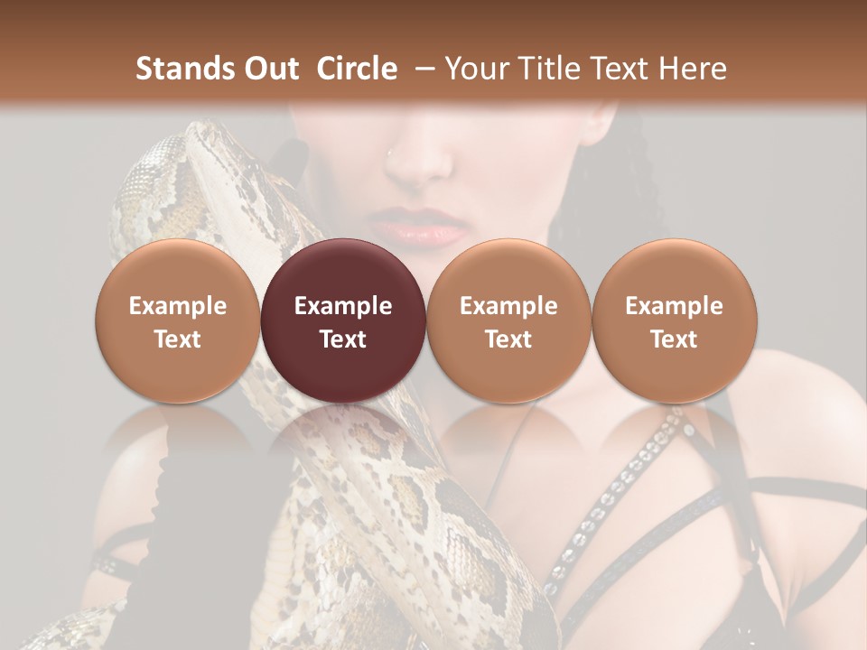 Holding Human Terrible PowerPoint Template