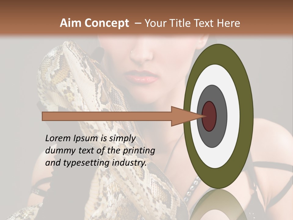 Holding Human Terrible PowerPoint Template