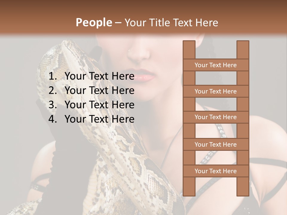 Holding Human Terrible PowerPoint Template