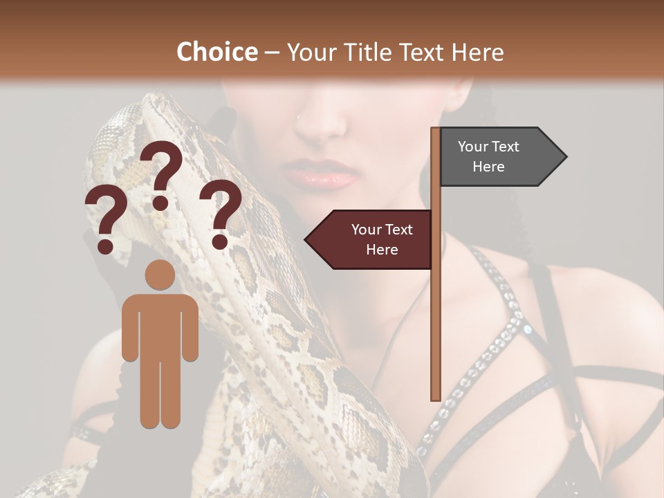 Holding Human Terrible PowerPoint Template