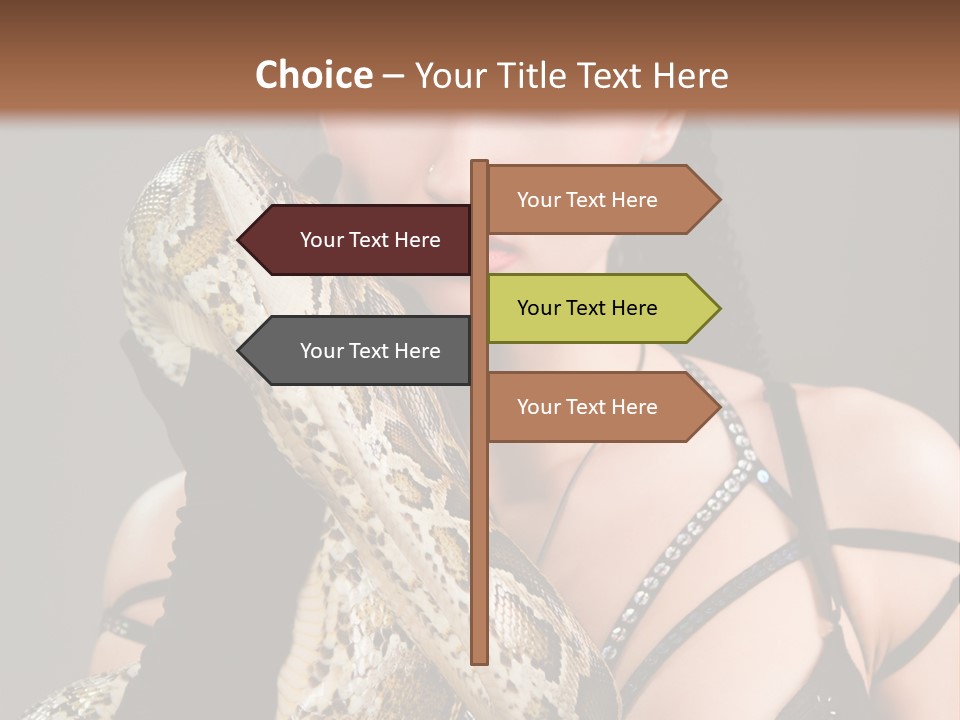 Holding Human Terrible PowerPoint Template