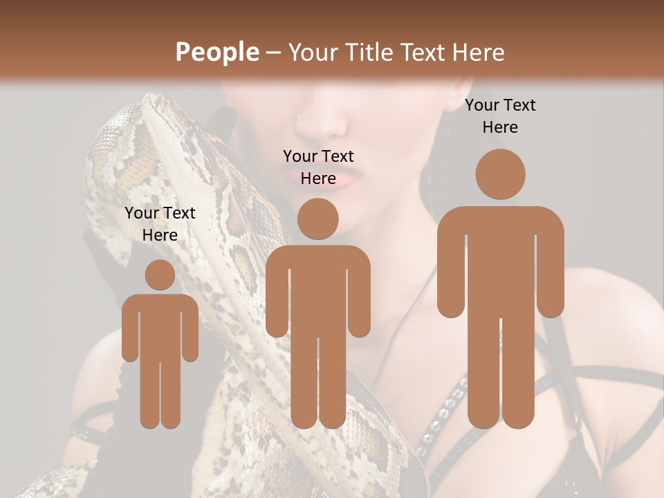 Holding Human Terrible PowerPoint Template