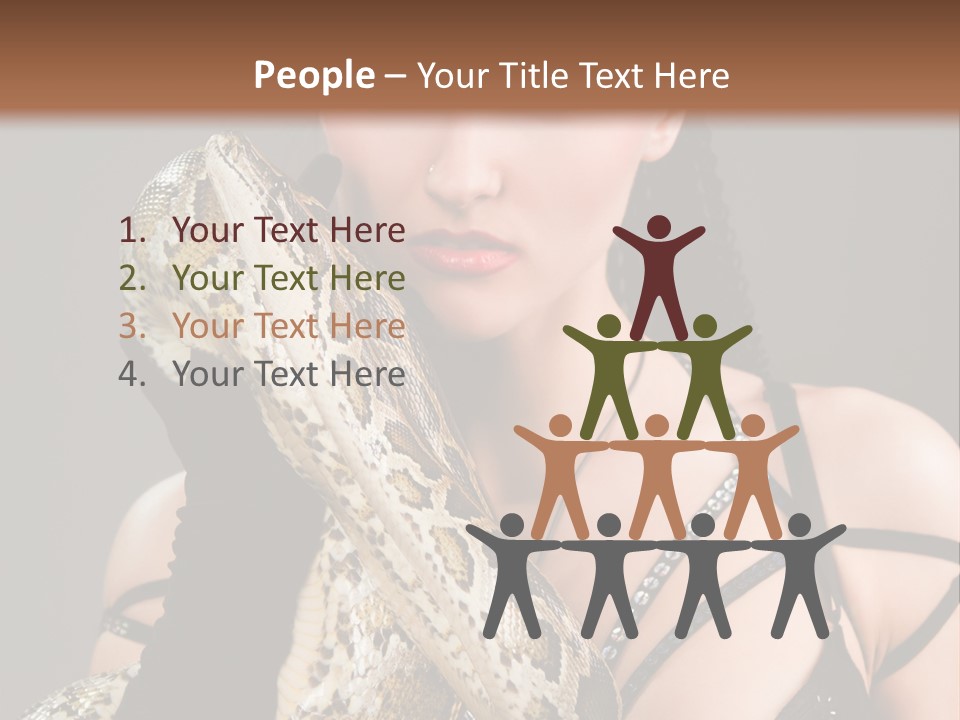 Holding Human Terrible PowerPoint Template