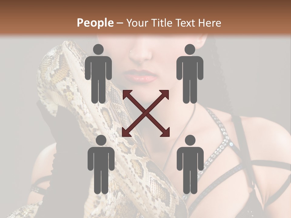 Holding Human Terrible PowerPoint Template