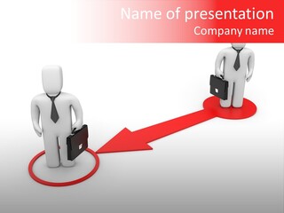 Tie Interaction Communication PowerPoint Template