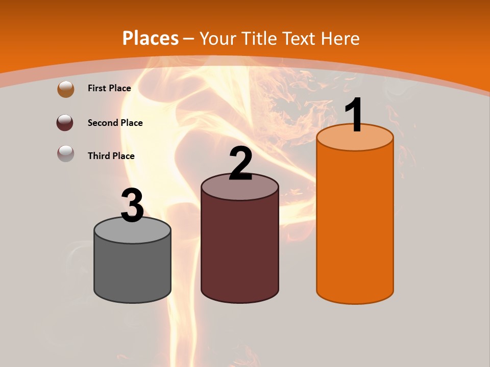 Sport Burning Energy PowerPoint Template