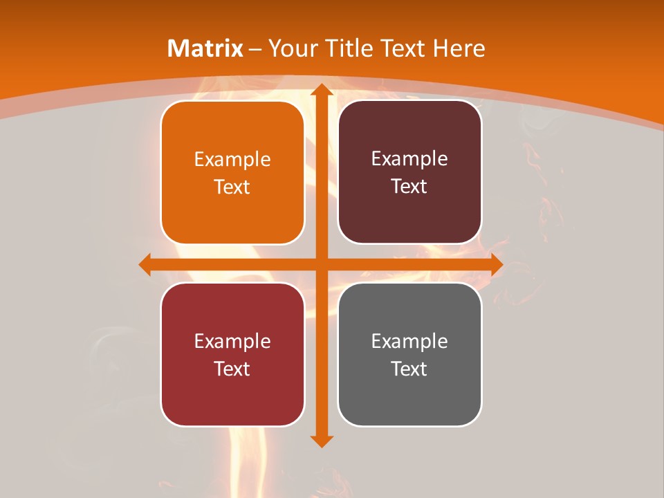 Sport Burning Energy PowerPoint Template