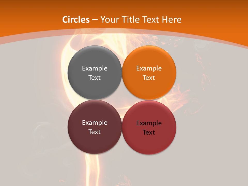 Sport Burning Energy PowerPoint Template