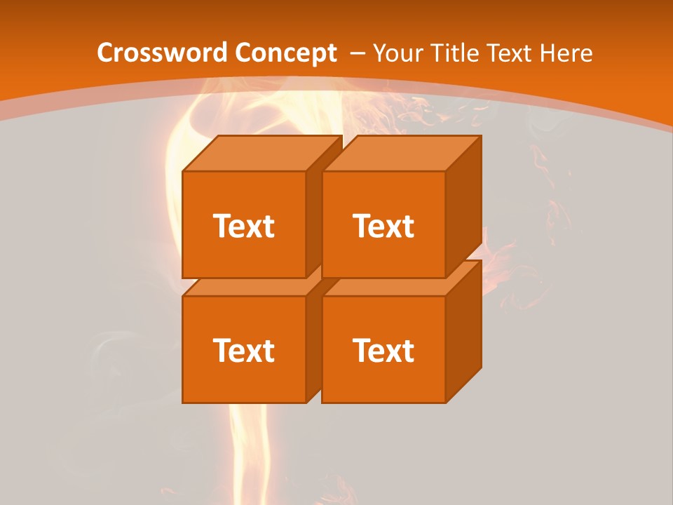Sport Burning Energy PowerPoint Template