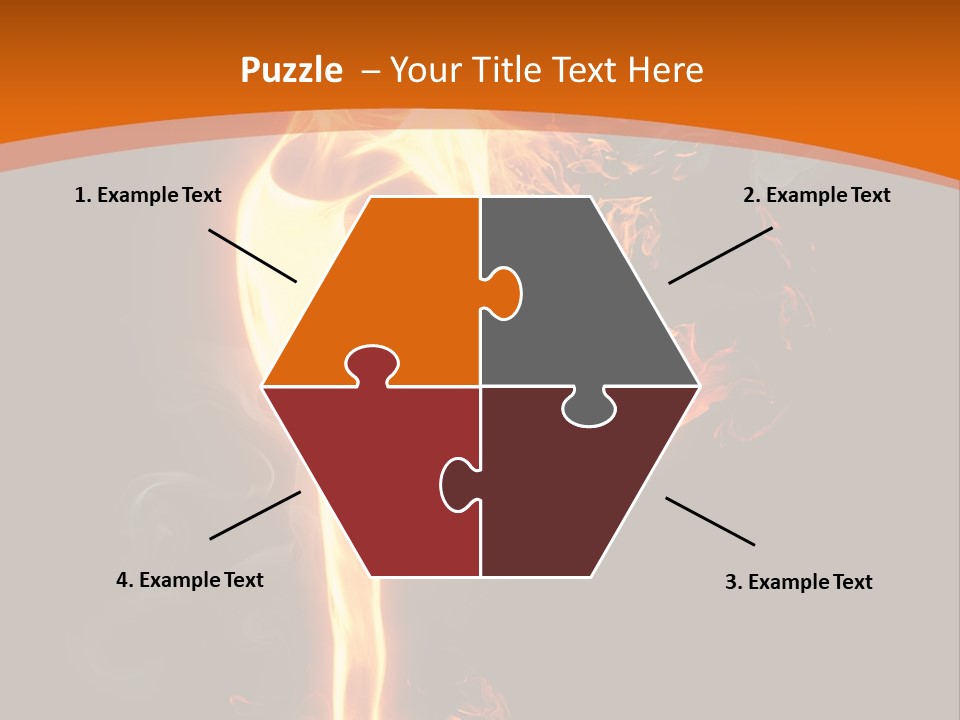 Sport Burning Energy PowerPoint Template