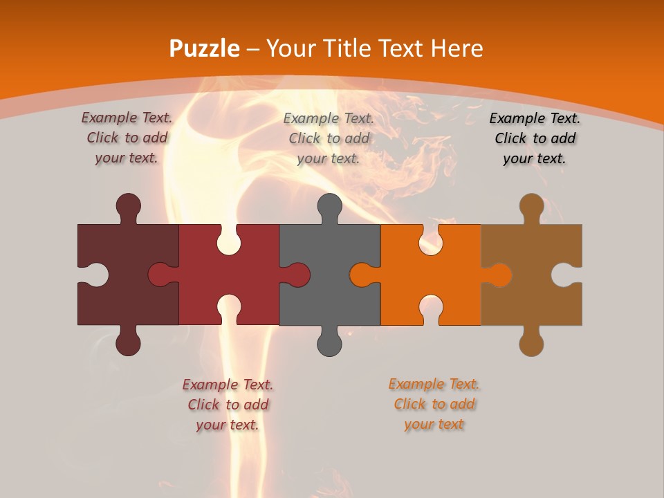 Sport Burning Energy PowerPoint Template