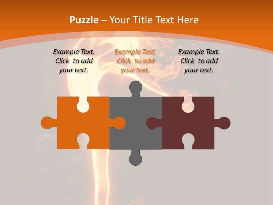 Sport Burning Energy PowerPoint Template