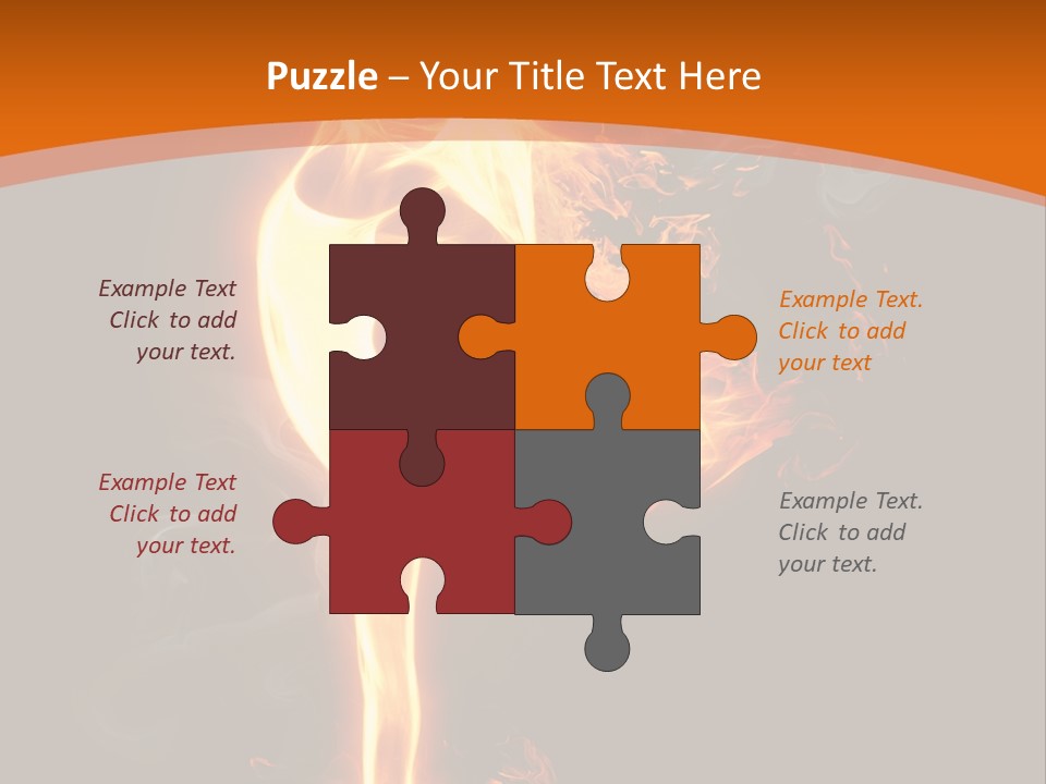 Sport Burning Energy PowerPoint Template