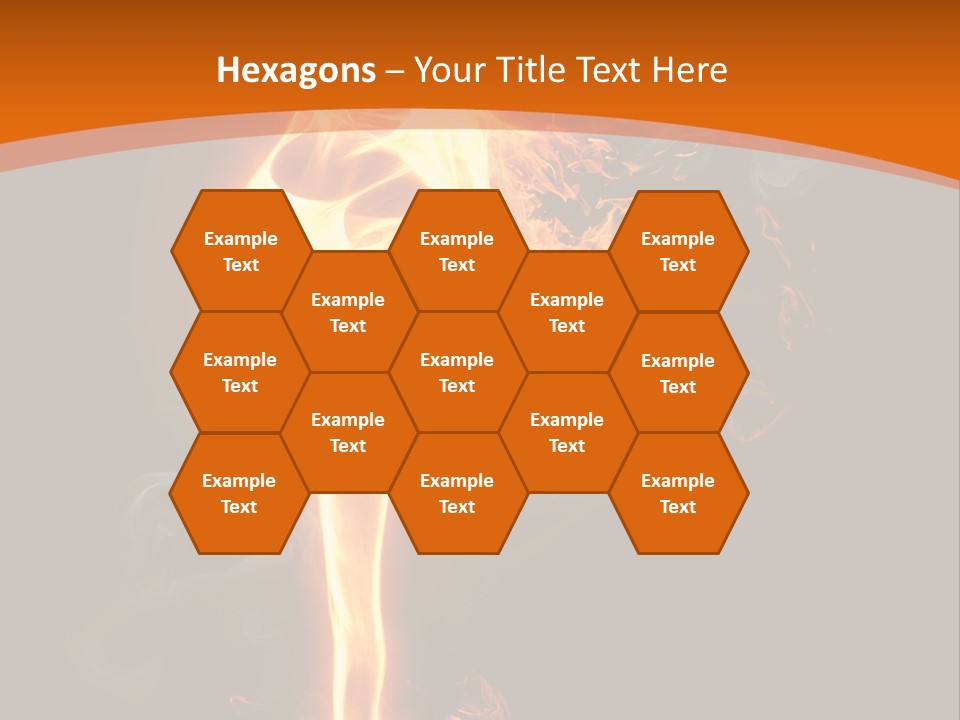 Sport Burning Energy PowerPoint Template