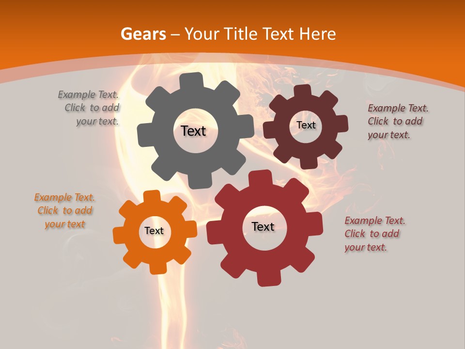Sport Burning Energy PowerPoint Template