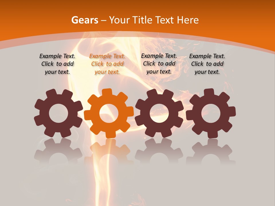 Sport Burning Energy PowerPoint Template