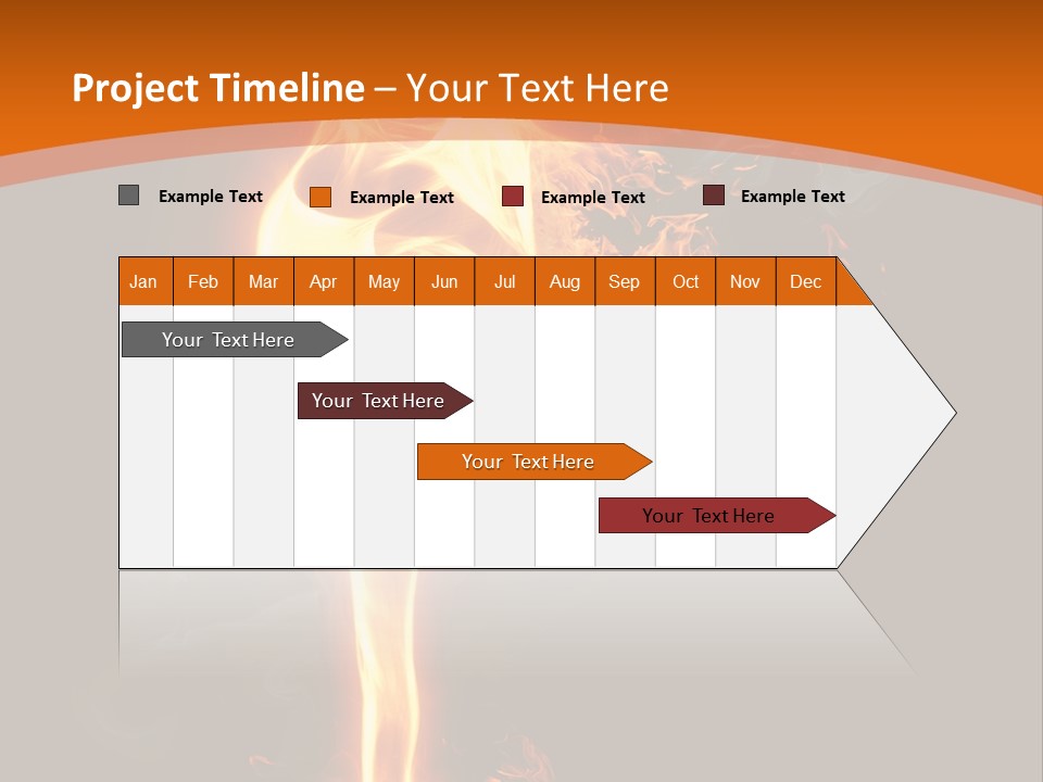 Sport Burning Energy PowerPoint Template