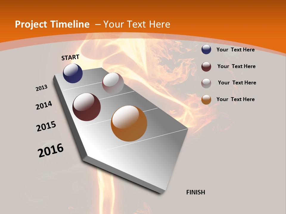 Sport Burning Energy PowerPoint Template
