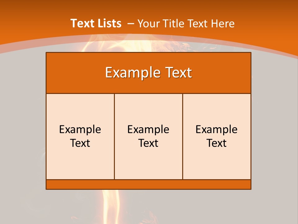 Sport Burning Energy PowerPoint Template