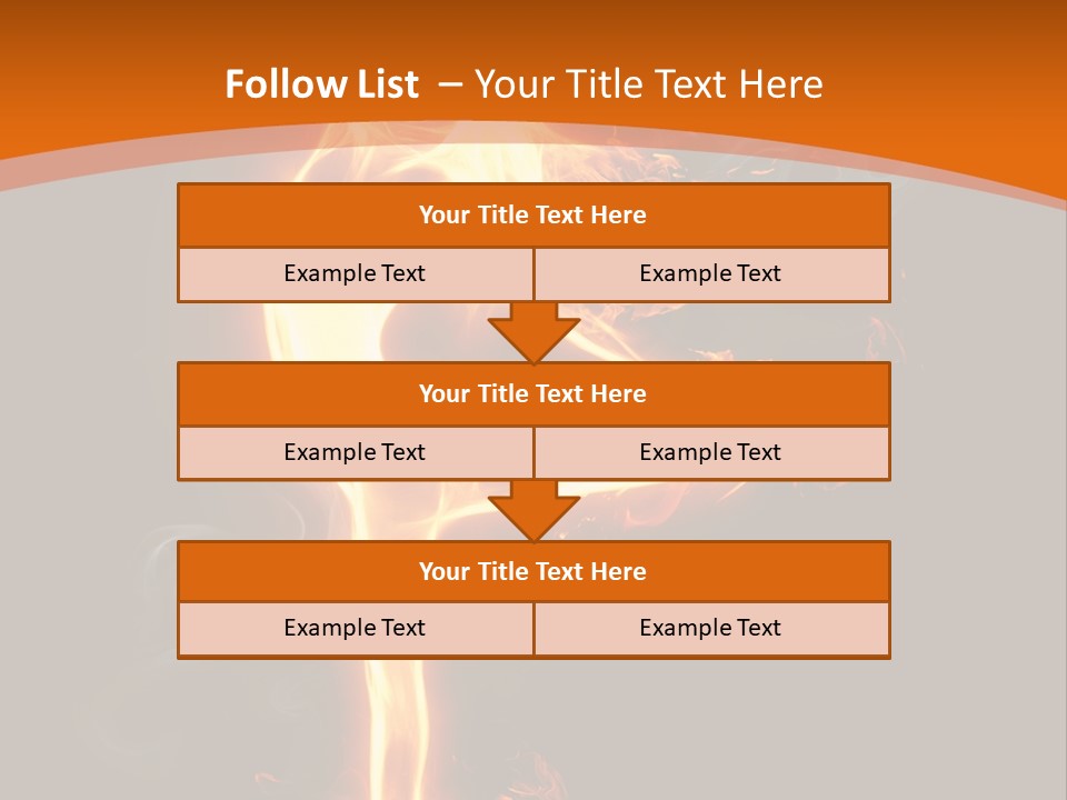 Sport Burning Energy PowerPoint Template