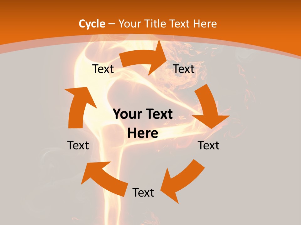 Sport Burning Energy PowerPoint Template