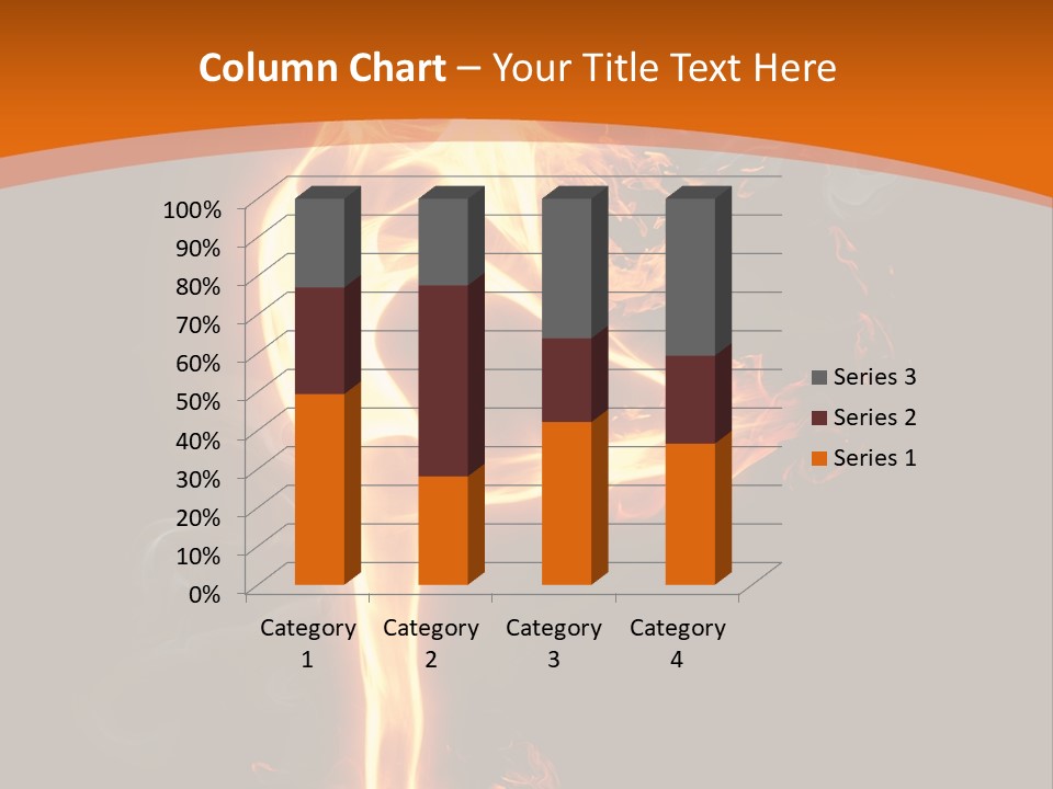 Sport Burning Energy PowerPoint Template