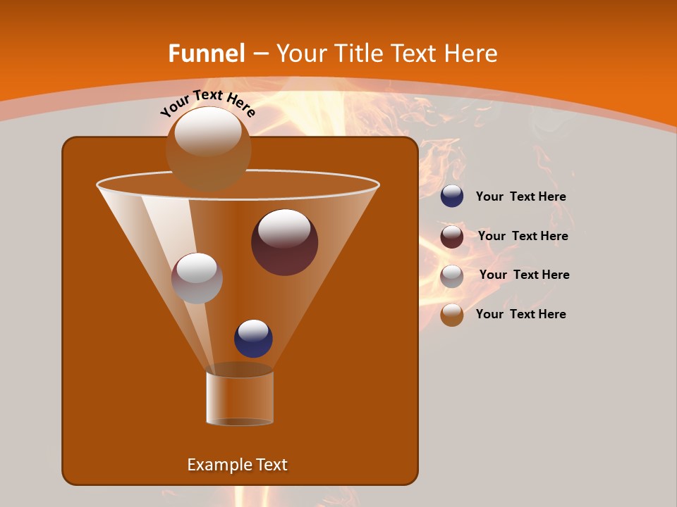 Sport Burning Energy PowerPoint Template
