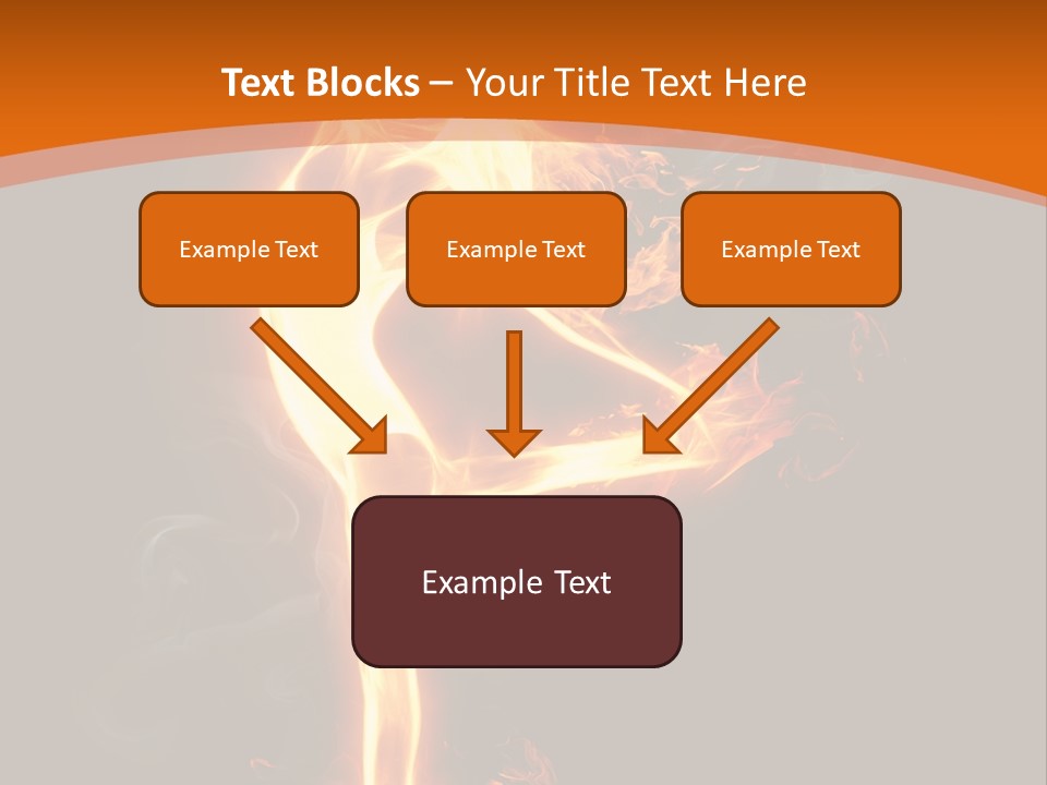 Sport Burning Energy PowerPoint Template