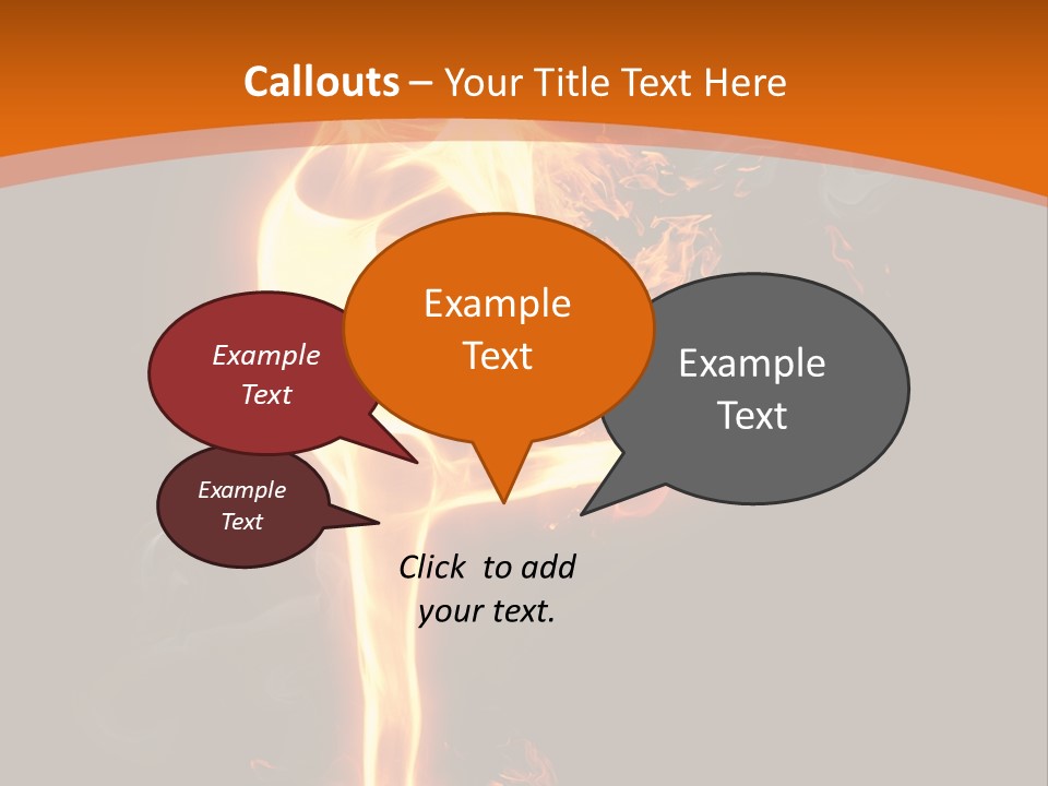 Sport Burning Energy PowerPoint Template