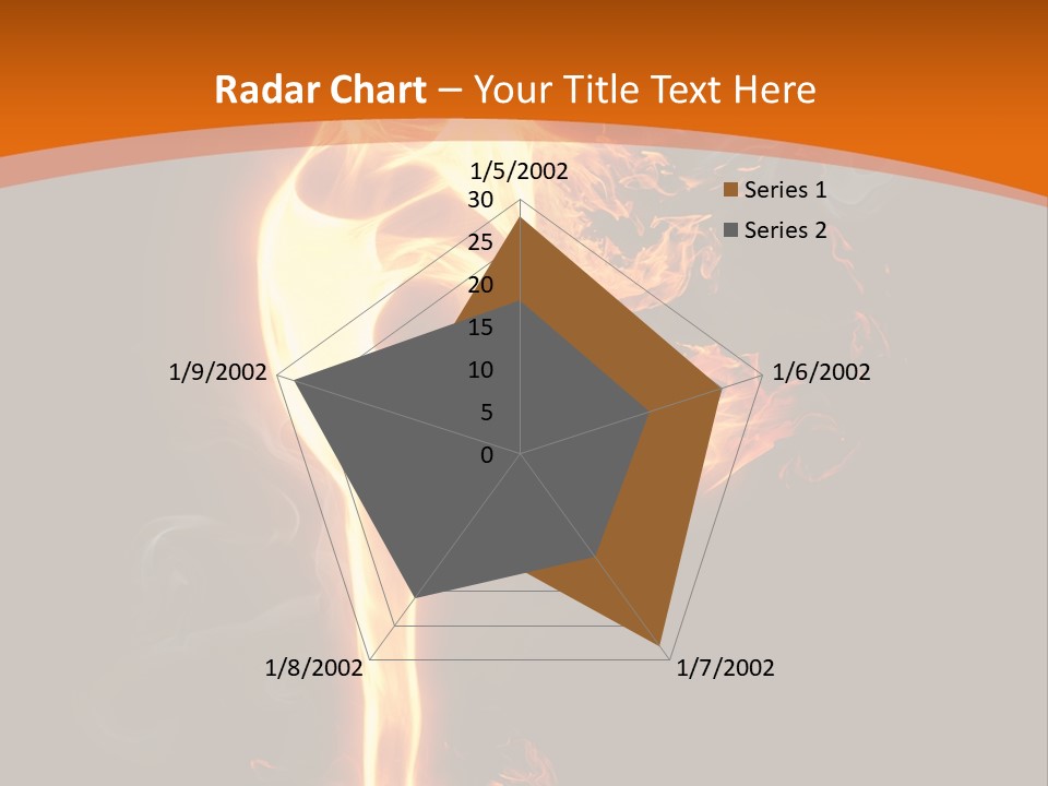 Sport Burning Energy PowerPoint Template