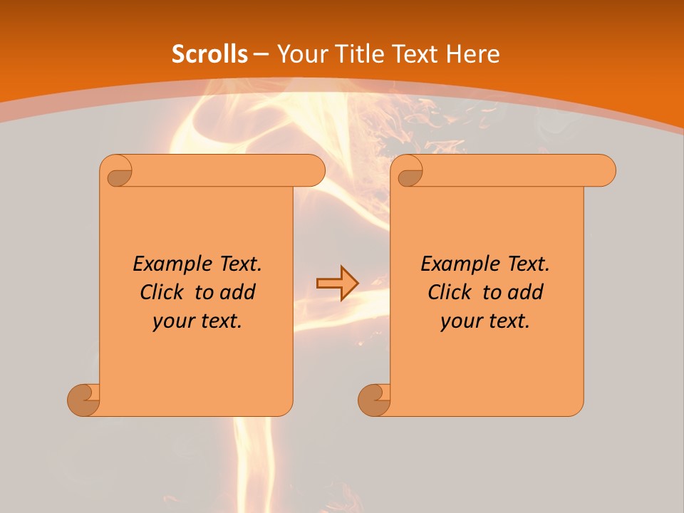 Sport Burning Energy PowerPoint Template
