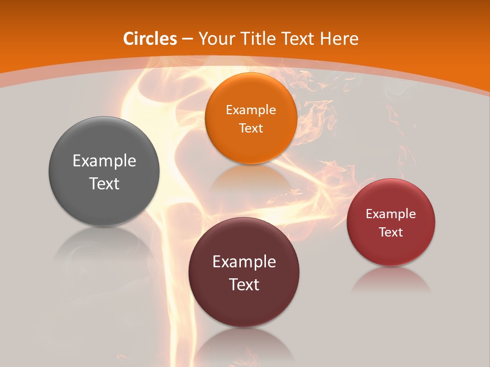 Sport Burning Energy PowerPoint Template