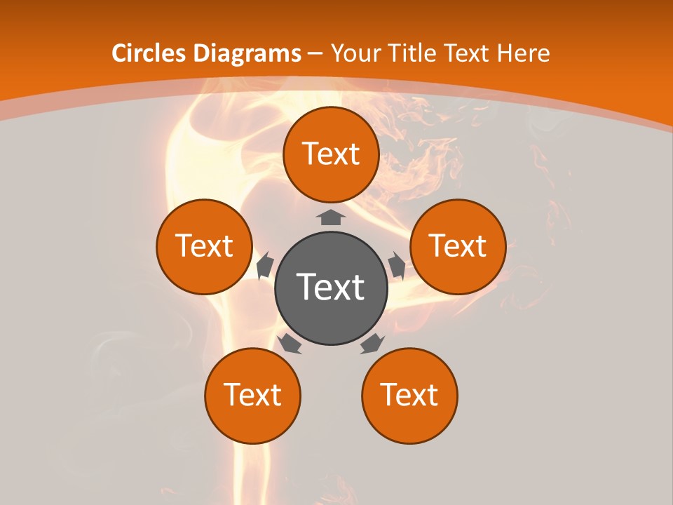 Sport Burning Energy PowerPoint Template