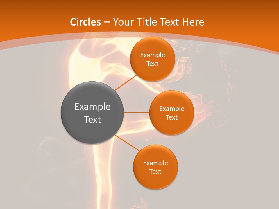 Sport Burning Energy PowerPoint Template