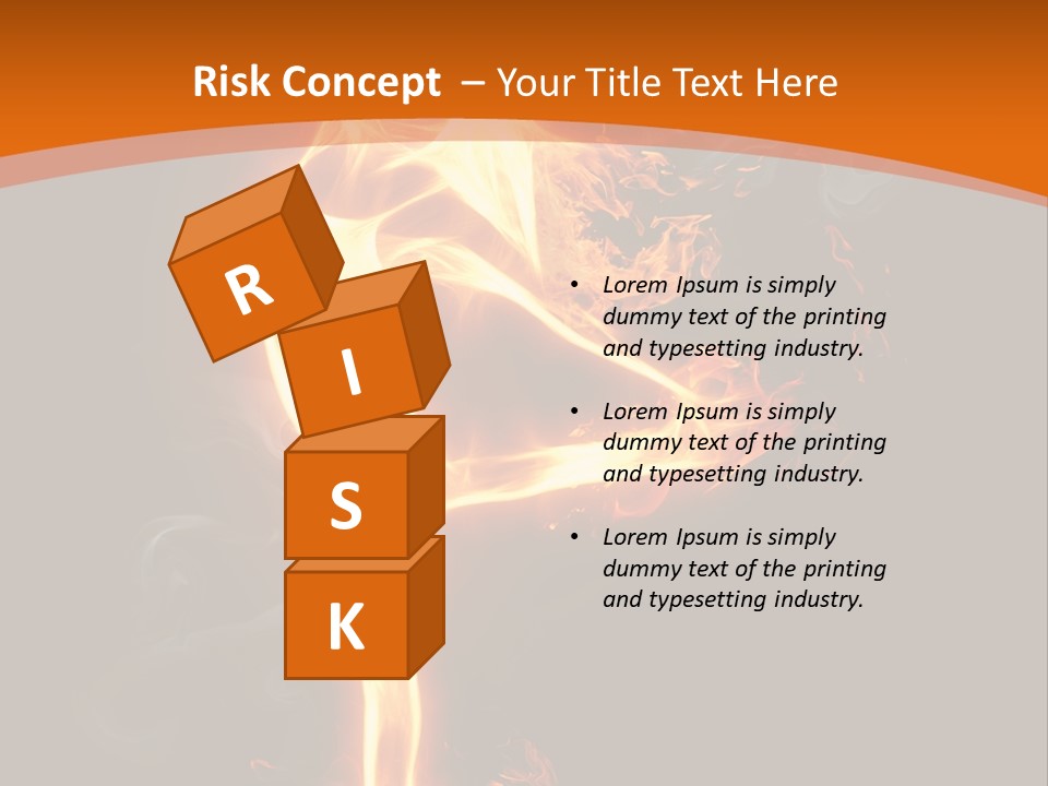 Sport Burning Energy PowerPoint Template