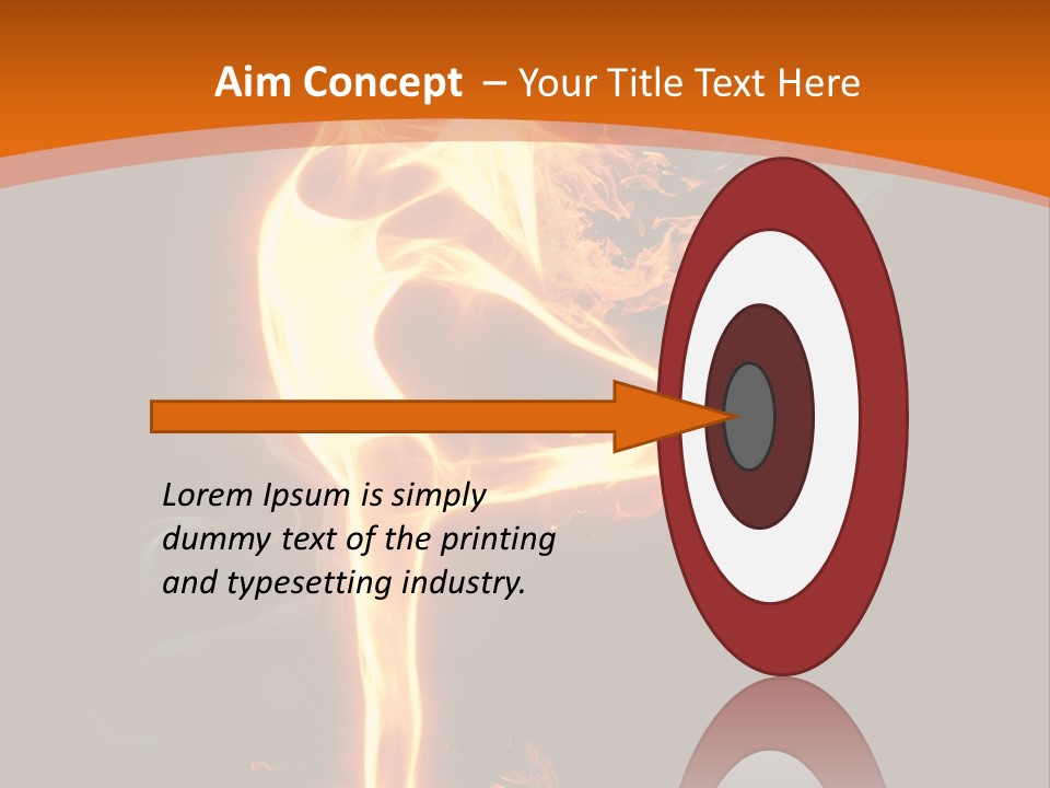 Sport Burning Energy PowerPoint Template