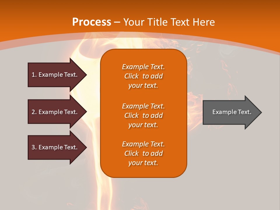 Sport Burning Energy PowerPoint Template