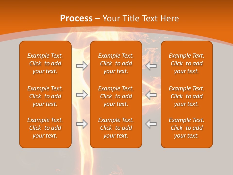 Sport Burning Energy PowerPoint Template