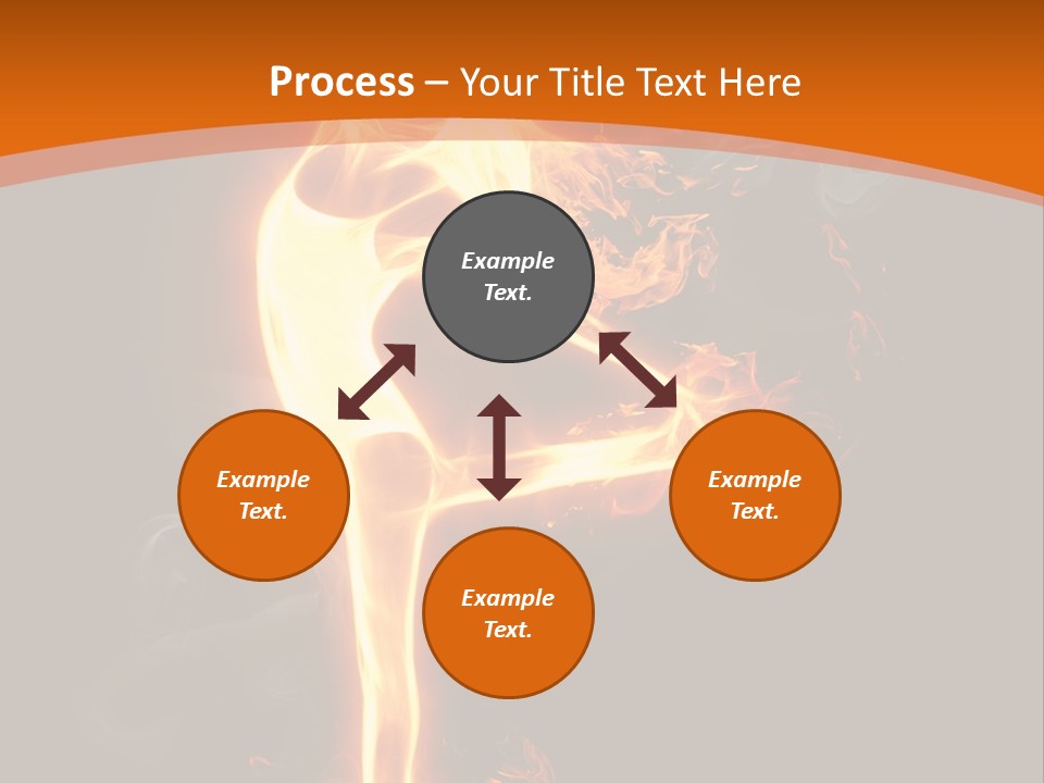Sport Burning Energy PowerPoint Template