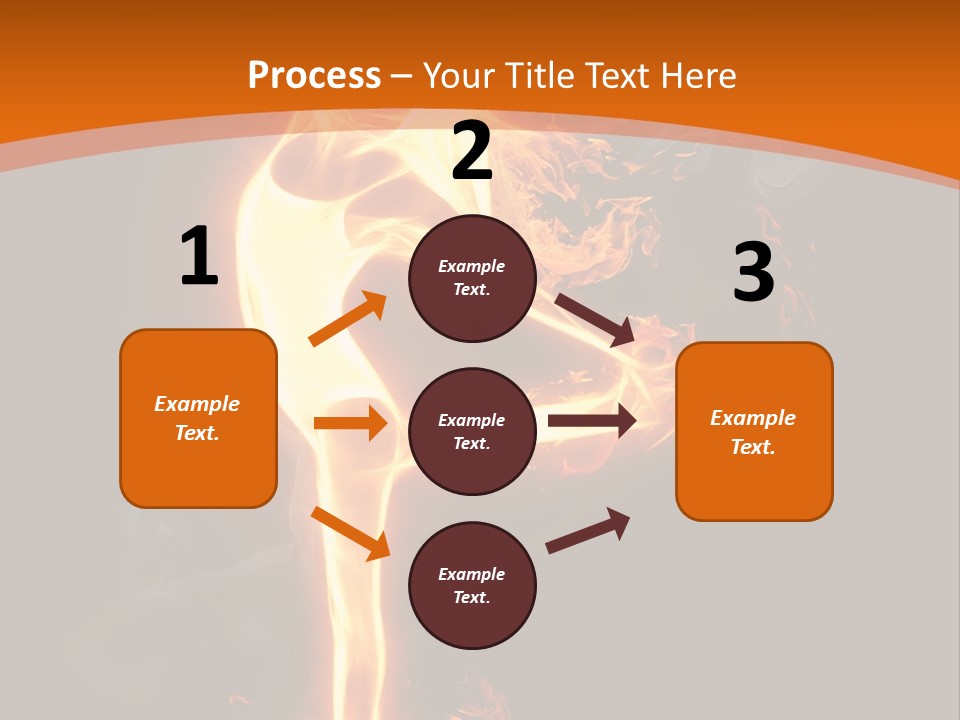 Sport Burning Energy PowerPoint Template