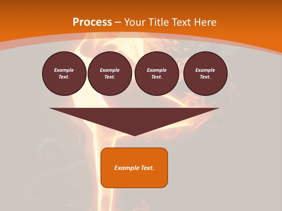 Sport Burning Energy PowerPoint Template