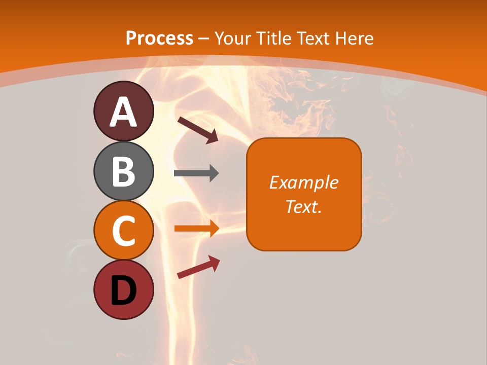Sport Burning Energy PowerPoint Template
