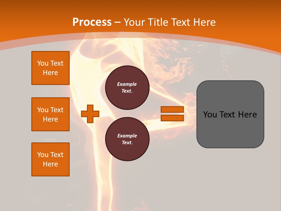 Sport Burning Energy PowerPoint Template