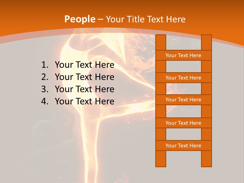 Sport Burning Energy PowerPoint Template