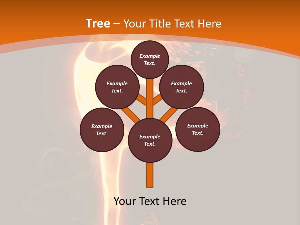 Sport Burning Energy PowerPoint Template